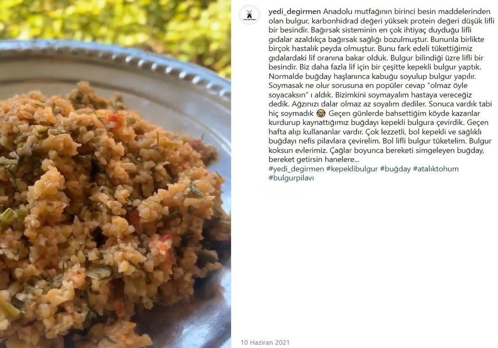 Yedi Değirmen 3 Tahıl İri Bulgur
