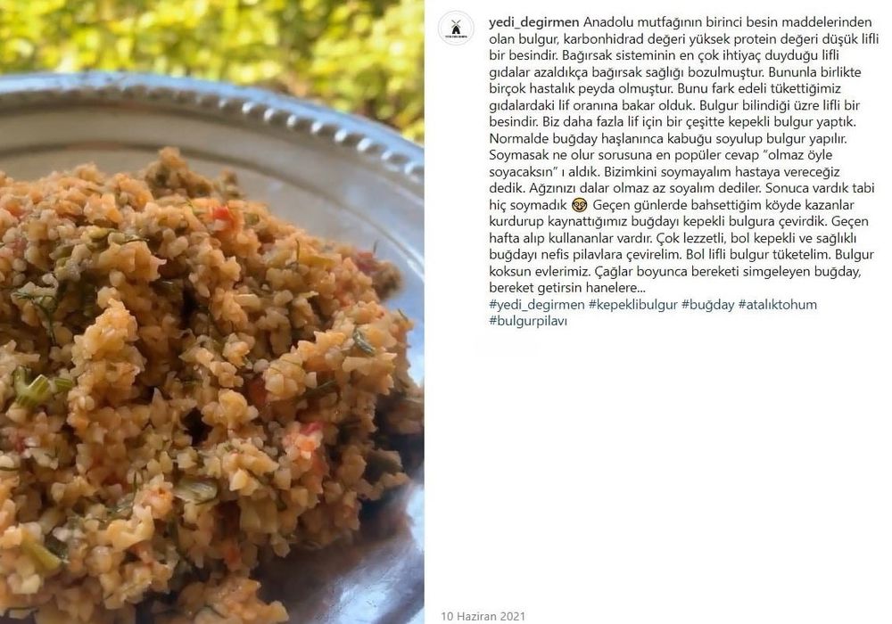 Yedi Değirmen 3 Tahıl Köftelik, Kısırlık Bulgur
